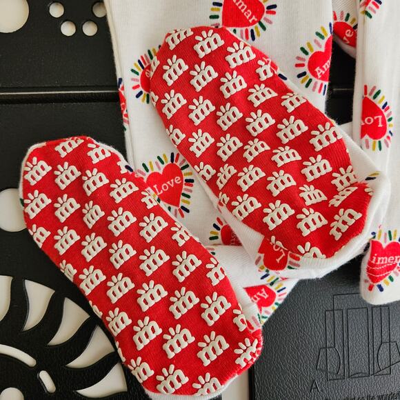 Magnetic Me Baby Organic Valentine Hearts Two Piece Pajama Set | 9-12 Months - Picture 7 of 12